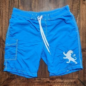 Express Men's Blue Swim Trunk Shorts Size XL